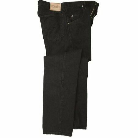 WRANGLER Rugged Wear Relaxed-Fit Jeans, Black, 48x32 35002OB 48 32